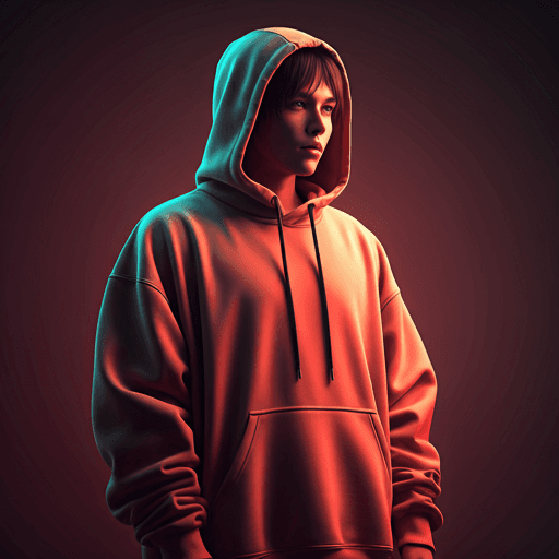 Crimson Void Hoodie